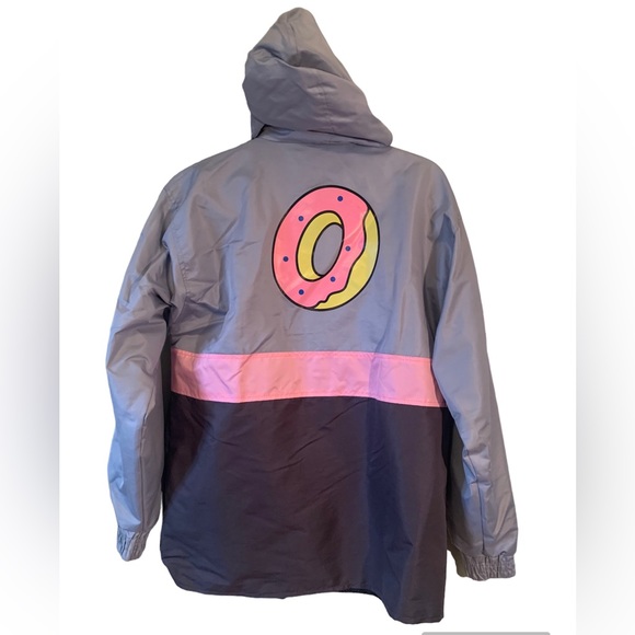 Odd Future Color Block Half Zip Jacket Size M Like New - Picture 2 of 9
